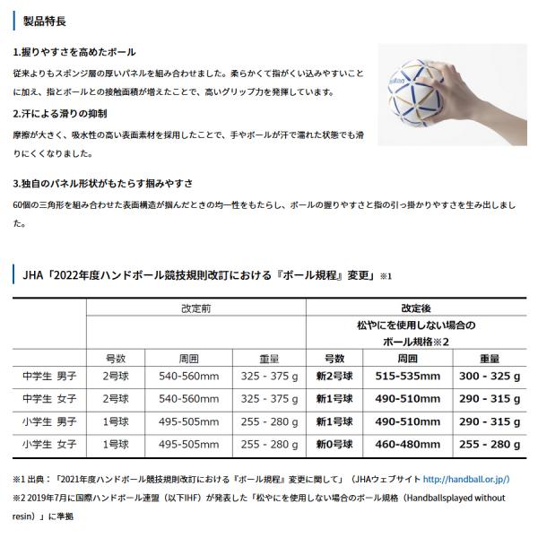 モルテン Molten ハンドボール 2号球 屋内用 新規定 中学校男子用 10球