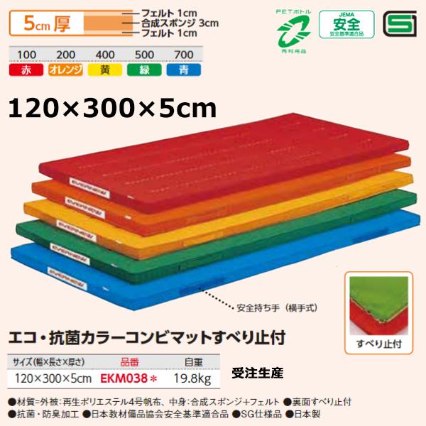 エバニュー(EVERNEW) E抗菌CCマット滑止付120×300×5 受注生産品 10%OFF