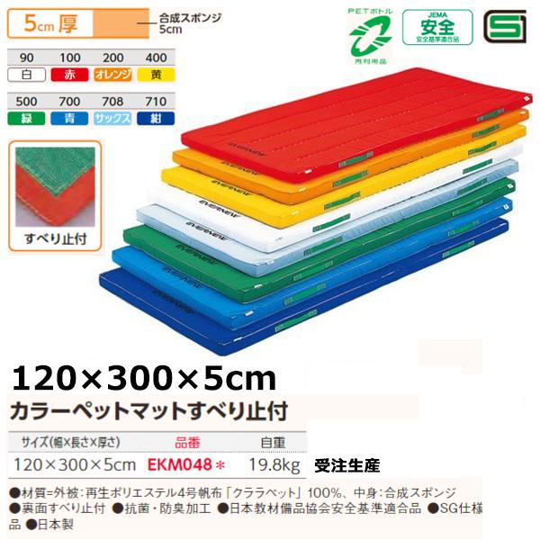 エバニュー(EVERNEW) C／Pマット滑止付120×300×5 受注生産品 10%OFF