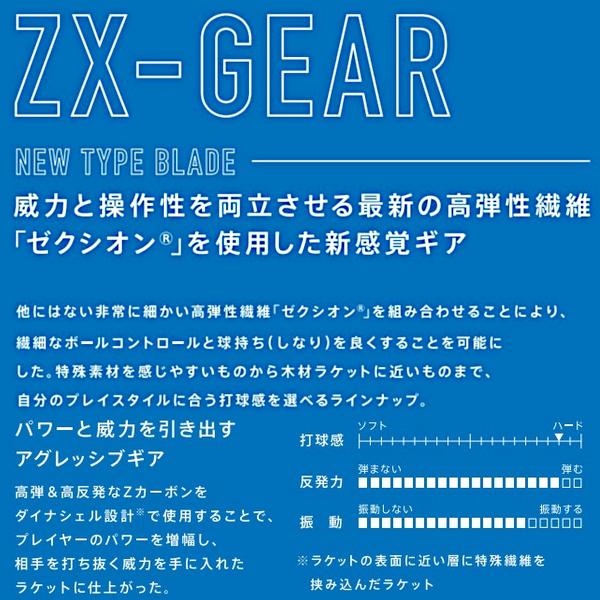 ビクタス(VICTAS) ZX-GEAR OUT FL 攻撃用シェークハンドラケット 10